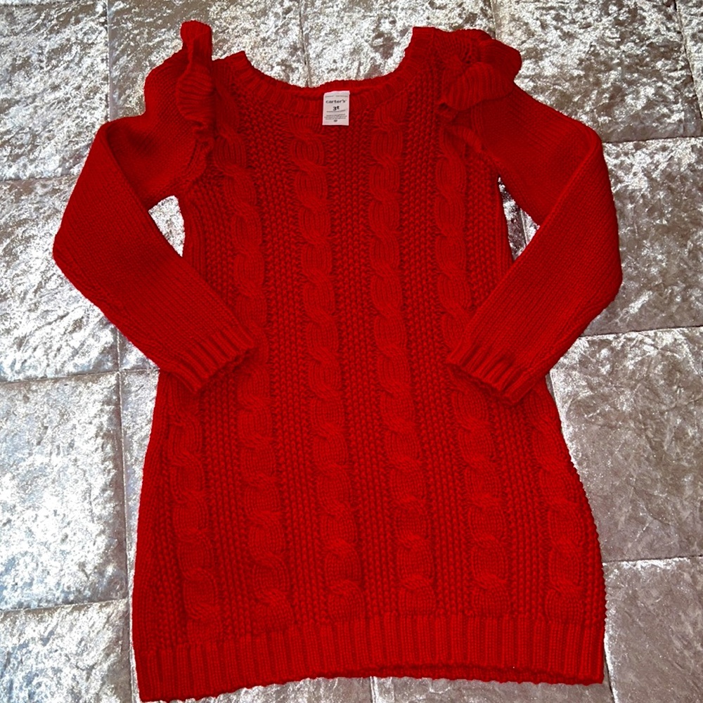 Carter’s cable knit sweater dress